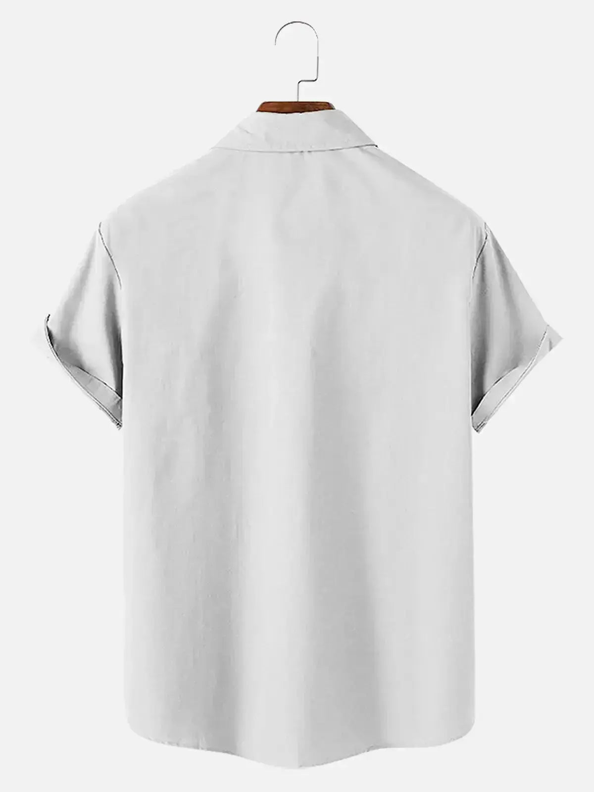Pop Culture 70's-80s Men's Nostalgia Shirt with Chest PocketMens short sleeve shirts Big and tall Mens shirts Short sleeve shirts for men Mens 4xl shirts Casual short sleeve shirts