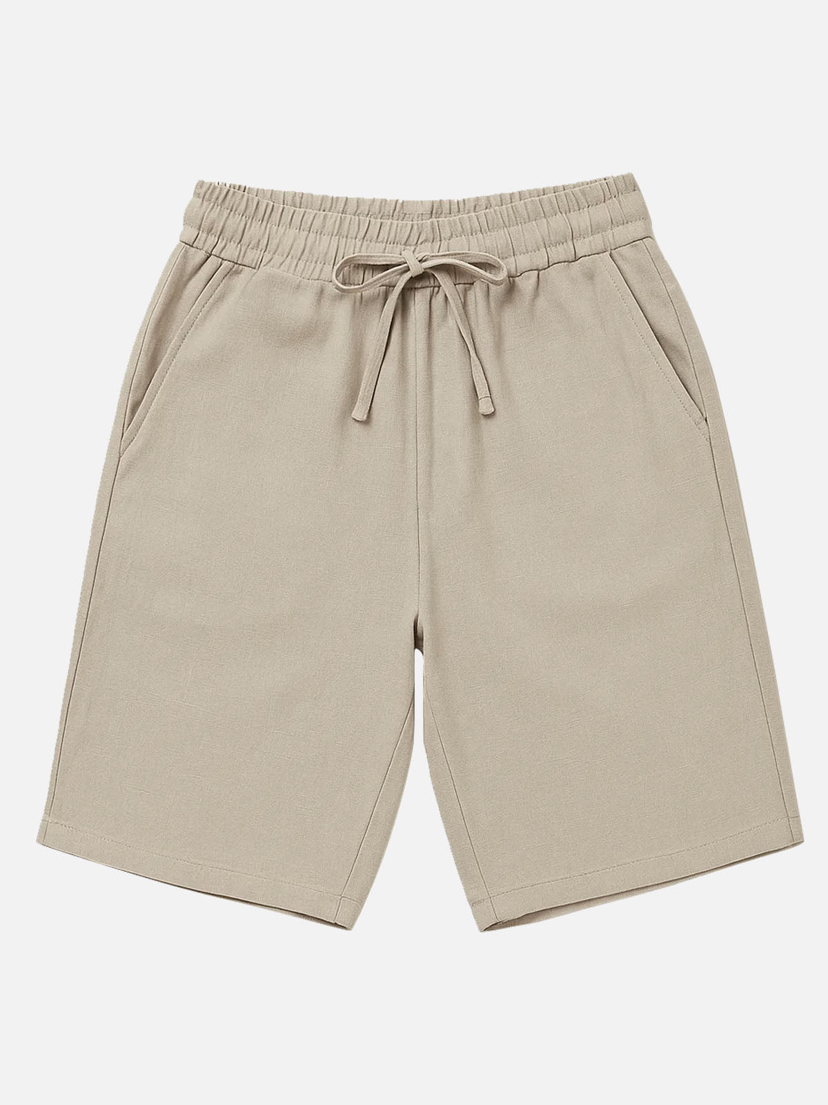 Men's Linen Blend Elastic Waist Shorts Eleven Oasis