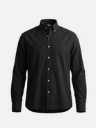 Men's Classic Cotton Button Down Long Sleeve Shirt ElevenOasis