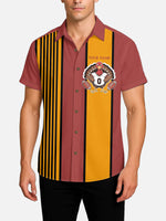 Men's Custom Thanksgiving Football Turkey Short Sleeve Shirt ElevenOasis