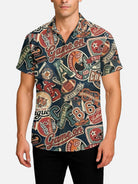 Tall Men's Vintage Football League Short Sleeve Shirt Eleven Oasis