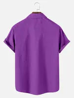 Automotive Stripe Short Sleeve Shirt ElevenOasis