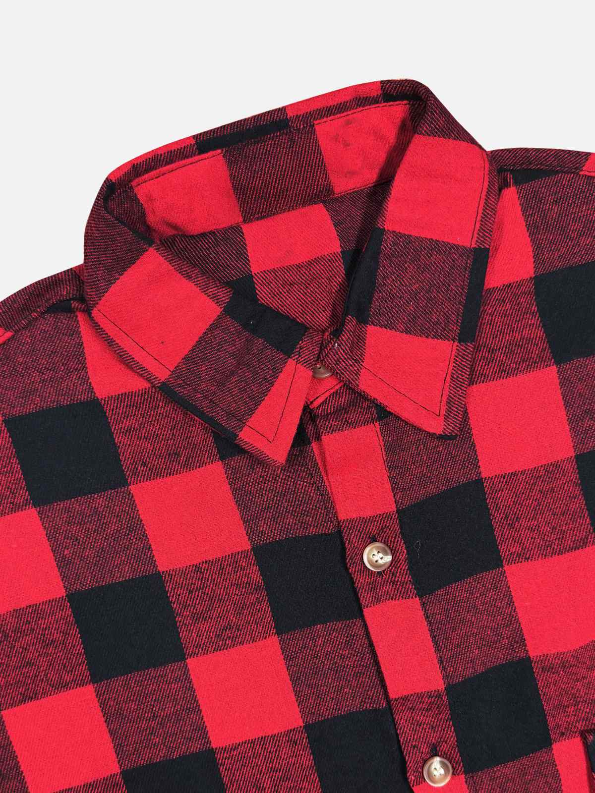 Men's Buffalo Plaid Sleeveless Shirt Eleven Oasis