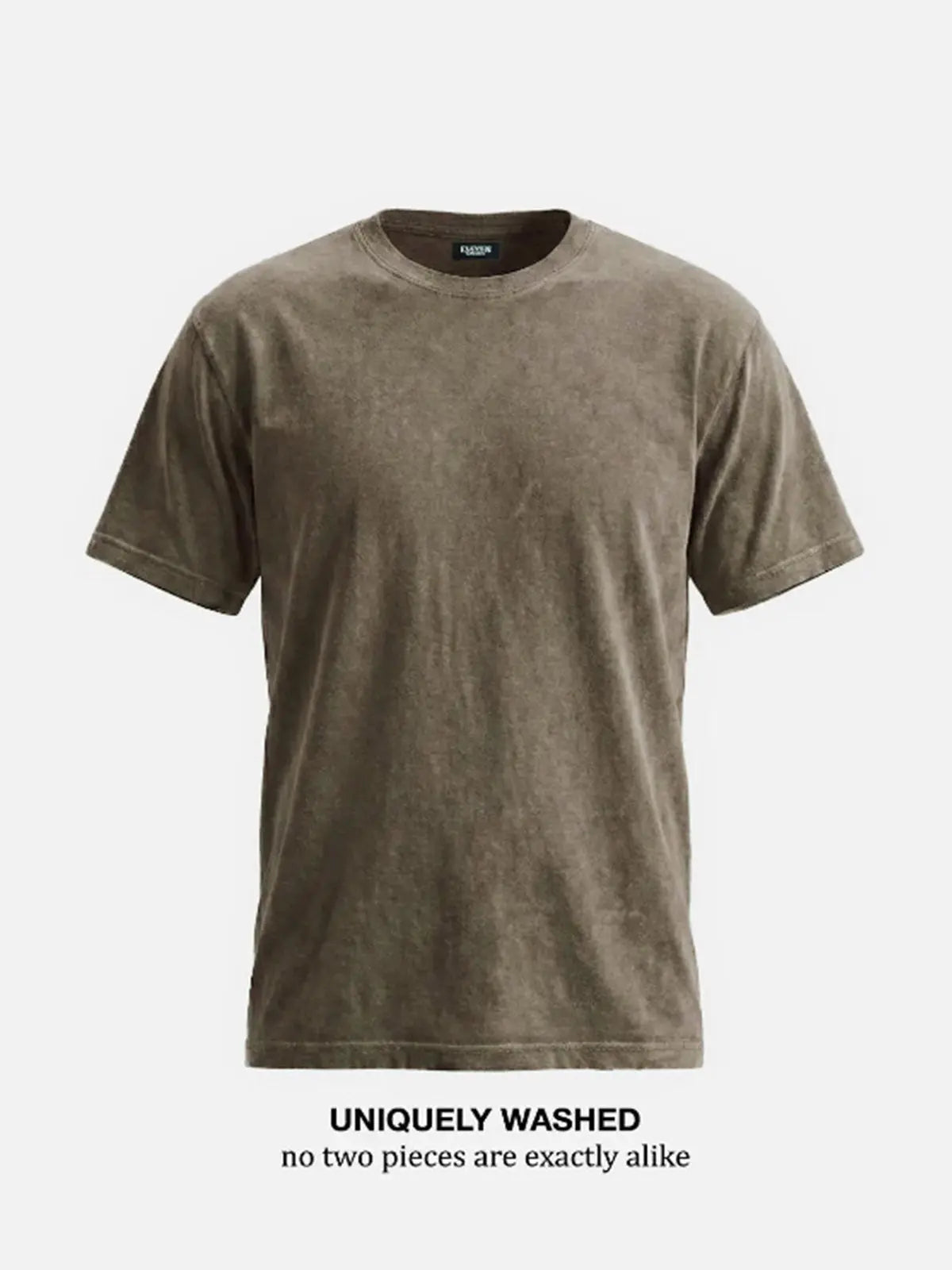 Men's Washed Cotton Short Sleeve T-Shirt ElevenOasis