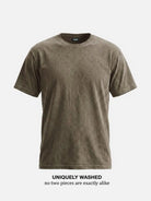 Men's Washed Cotton Short Sleeve T-Shirt ElevenOasis