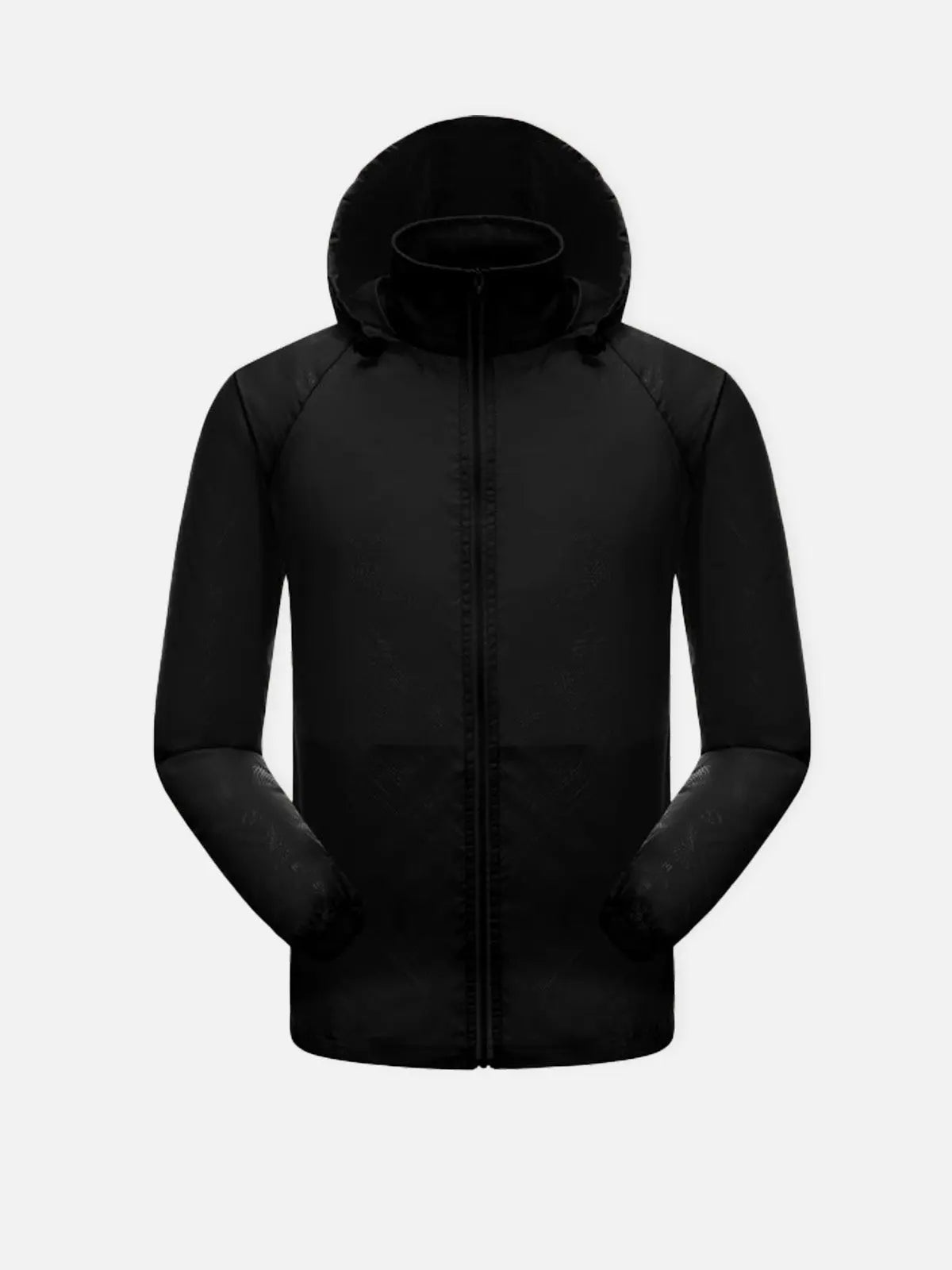 Men's Slim Fit Packable Hooded Outdoor Jacket Eleven Oasis