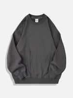Men's Oversized Cotton Crew Neck Sweatshirt Eleven Oasis