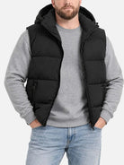 Men's Hooded Puffer Slim Fit Vest Eleven Oasis