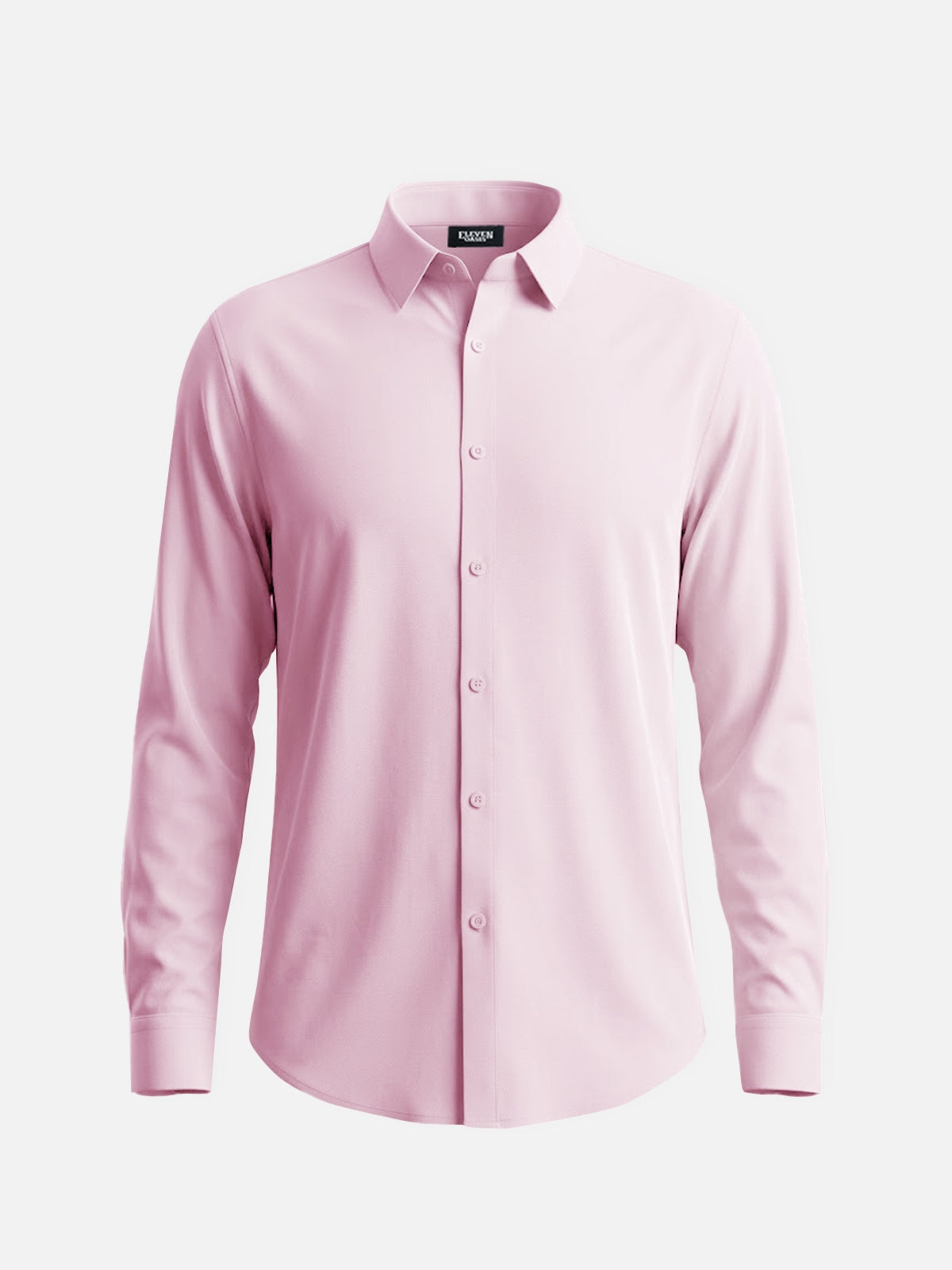 Men's Classic Solid Slim Fit Long Sleeve Shirt Eleven Oasis