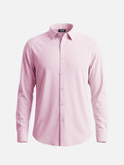 Men's Classic Solid Slim Fit Long Sleeve Shirt Eleven Oasis