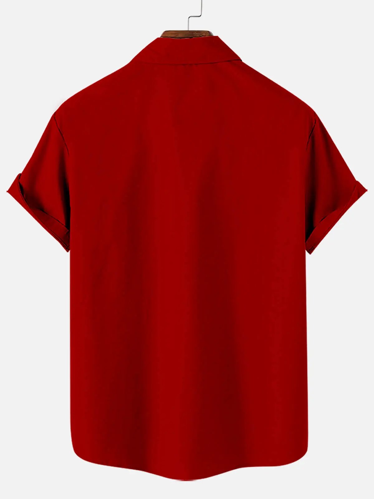 Christmas Rock and Roll Santa Print Men's Short Sleeve ShirtMens short sleeve shirts Big and tall Mens shirts Short sleeve shirts for men Mens 4xl shirts Casual short sleeve shirts