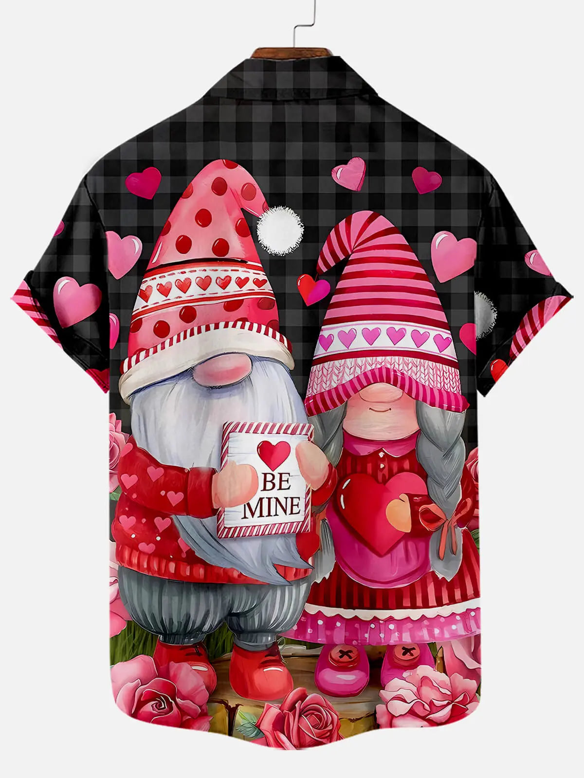 Valentine's Day Men's Short Sleeve Shirt Eleven Oasis