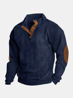 Men's Corduroy-Style Pullover Sweater Eleven Oasis