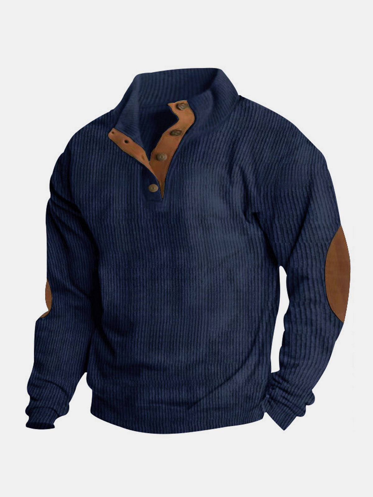 Men's Corduroy-Style Pullover Sweater Eleven Oasis