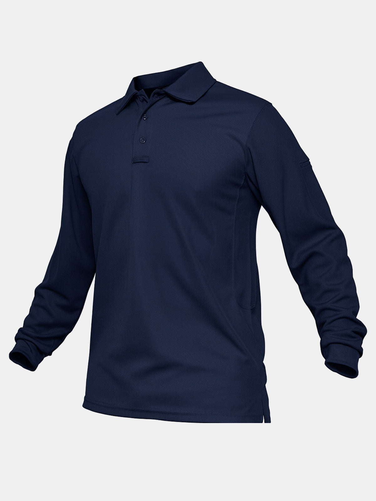 Men's Performance Polo Long Sleeve Shirt Eleven Oasis
