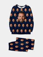 Custom Face Print Pajama Set Eleven Oasis