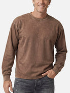 Men's Vintage Wash Long Sleeve T-shirt Eleven Oasis