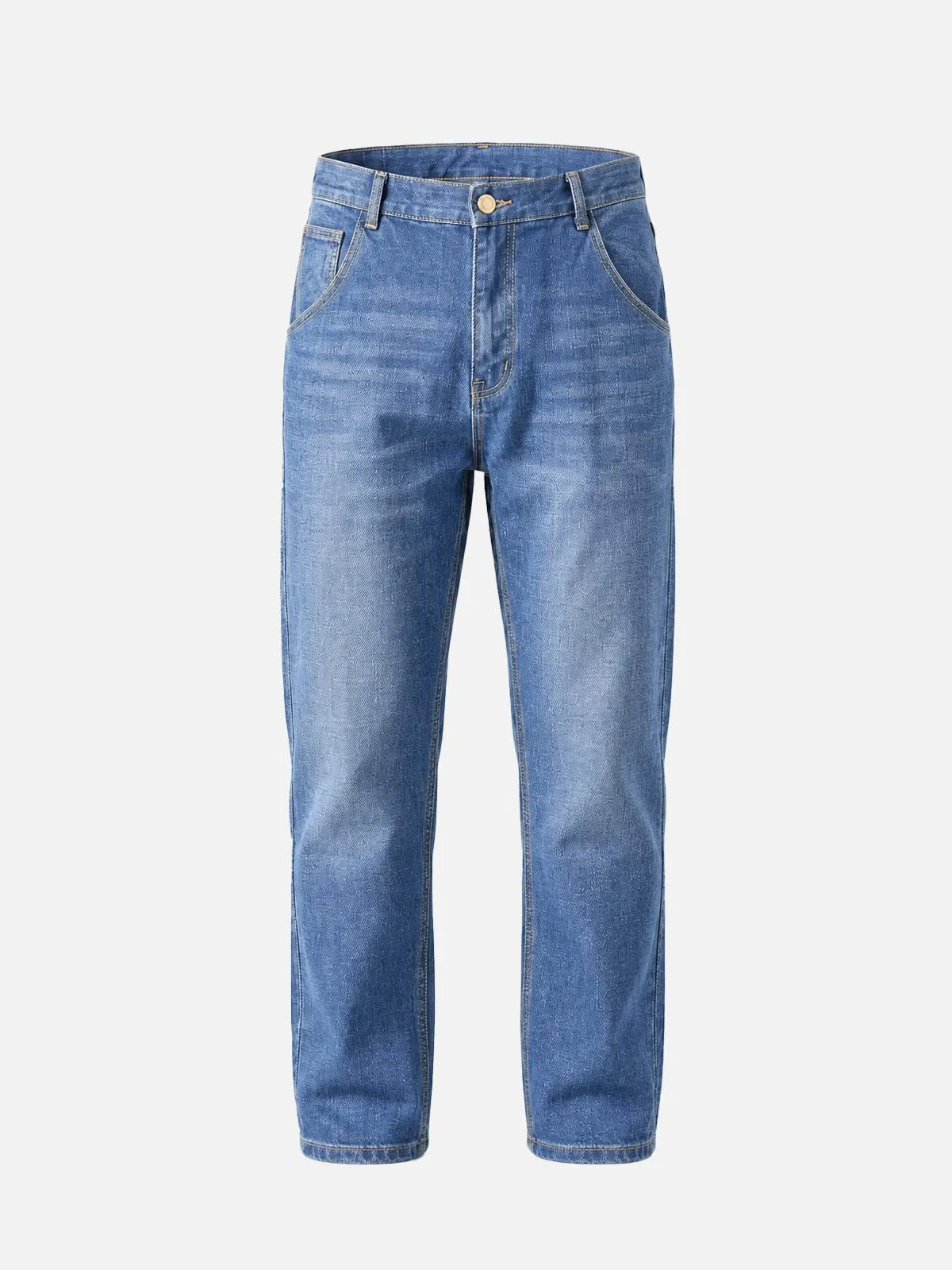 Men's Straight-Leg Stretch Denim Pants ElevenOasis