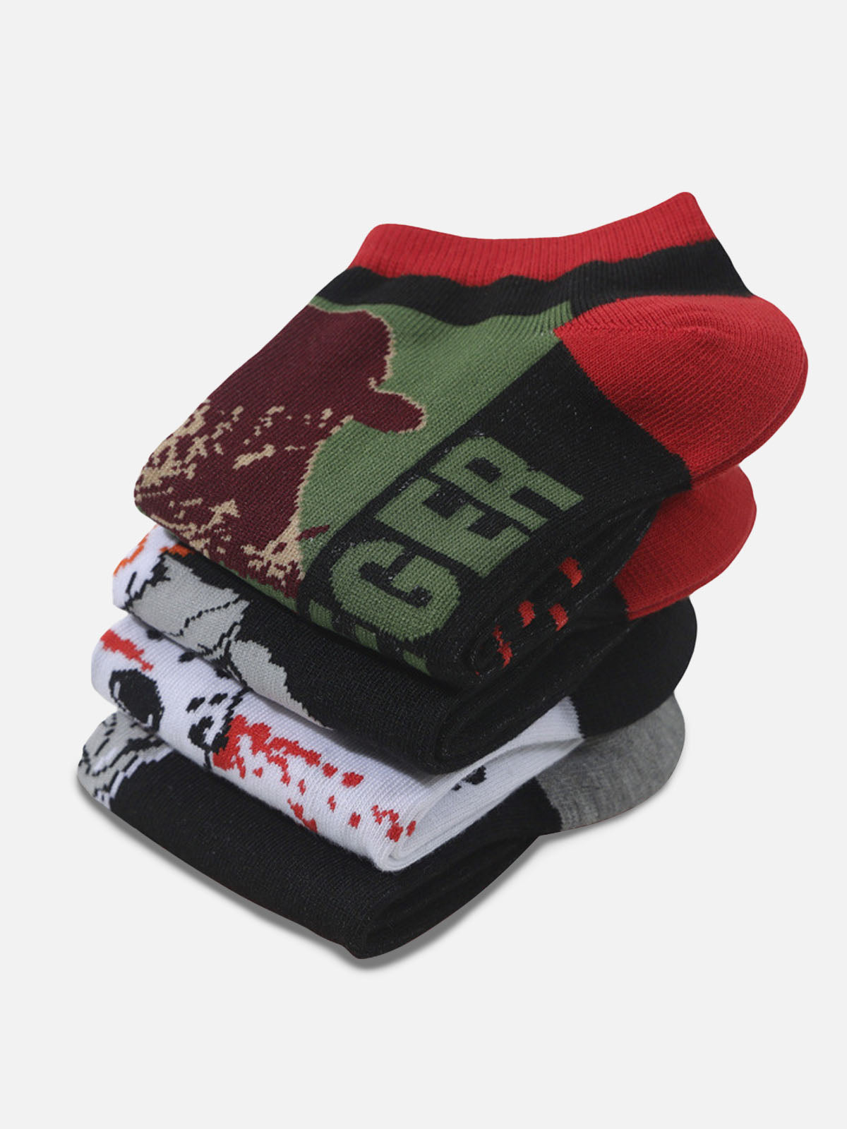 Horror Movie Ankle Sock Eleven Oasis