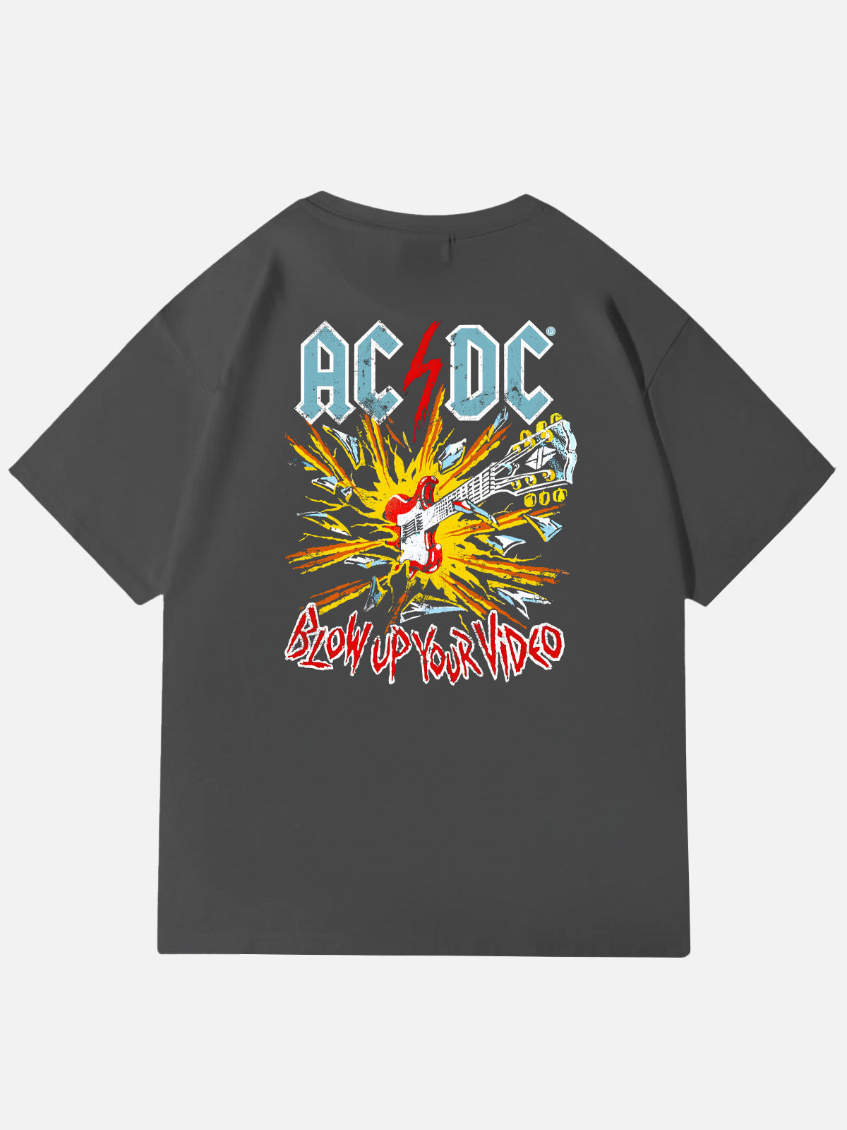 AC/DC Blow Up Your Video Vintage Band Cotton T-Shirt Eleven Oasis