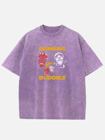 Star Wars Drinking Buddies Acid Wash Cotton T-Shirt Eleven Oasis