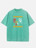Star Wars Drinking Buddies Acid Wash Cotton T-Shirt Eleven Oasis