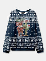 Ugly Christmas Cowboy Cat Meowdy Sweater Eleven Oasis