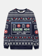 Error 404 Christmas Not Found Ugly Christmas Sweater Eleven Oasis