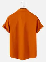 Automotive Stripe Short Sleeve Shirt ElevenOasis