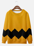 Men's Charlie Brown Inspired Zigzag Sweatshirt ElevenOasis