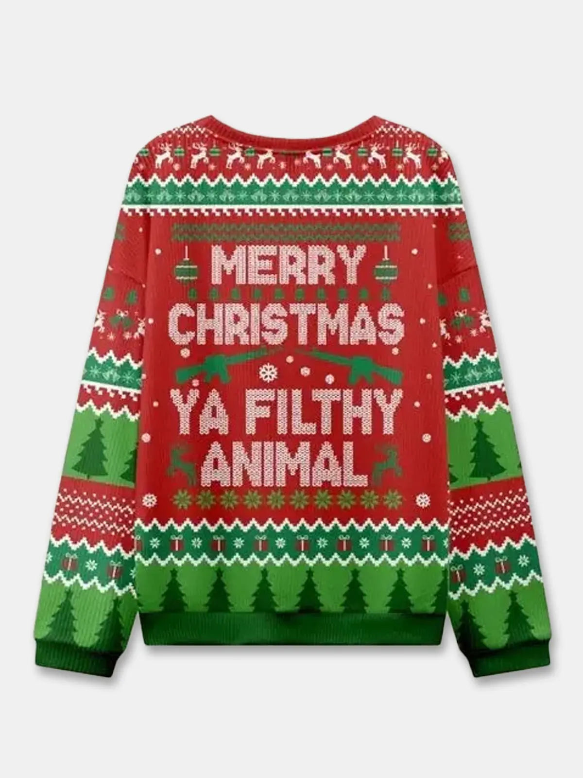Ugly Christmas Sweater Ya Filthy Animal Sweatshirt Eleven Oasis
