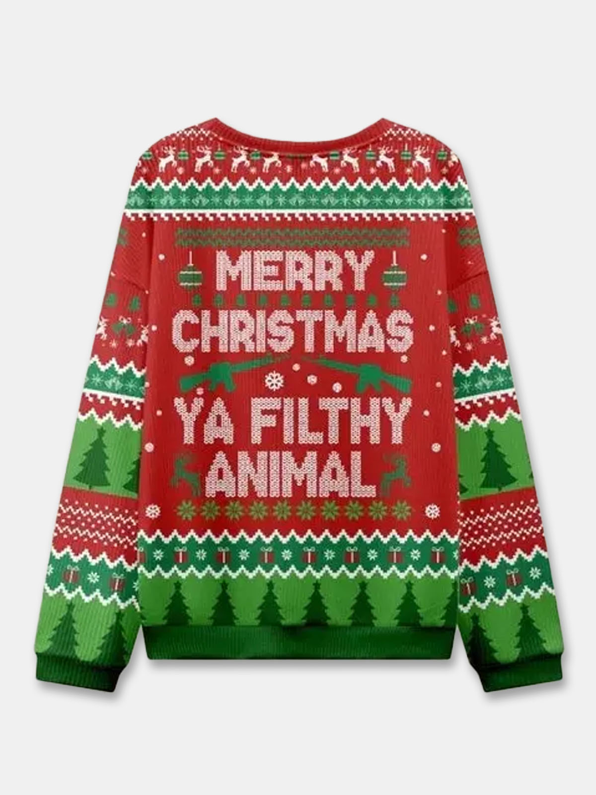 Ugly Christmas Sweater Ya Filthy Animal Sweatshirt Eleven Oasis
