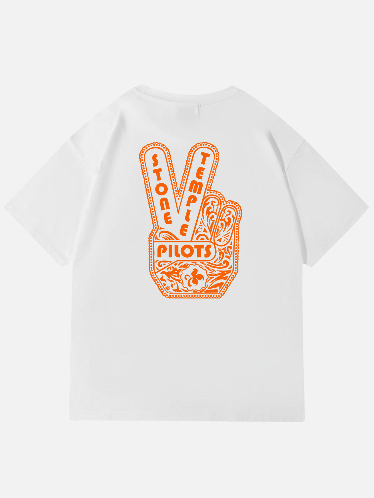 Stone Temple Pilots Peace Sign Graphic Cotton T-Shirt Eleven Oasis