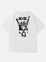 AC/DC Highway to Hell Rock Hand Vintage Band Cotton T-Shirt Eleven Oasis