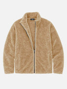 Men's Cozy Fleece Slim Fit Zip-Up Jacket 