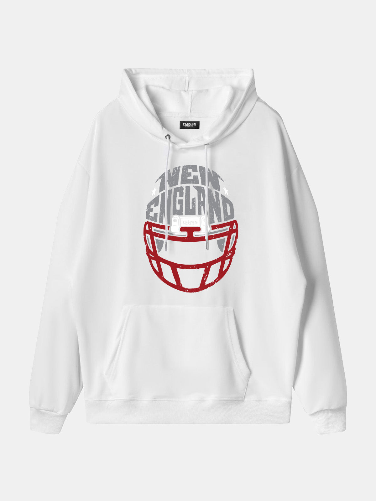 New England Football Helmet Graphic Hoodie Eleven Oasis