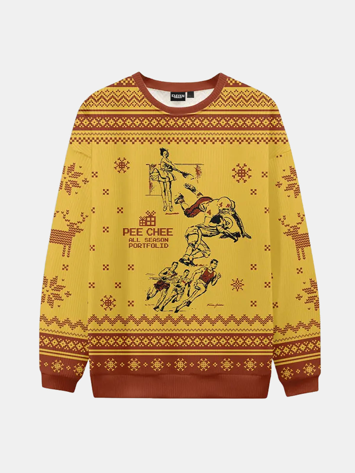 Pee Chee All Season Portfolid Ugly Christmas Sweater Eleven Oasis