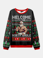 Welcome To The North Swole Ugly Christmas Sweater Eleven Oasis