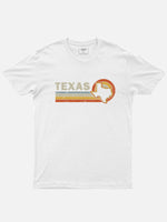 Retro Texas Sunset Cotton T-Shirt Eleven Oasis