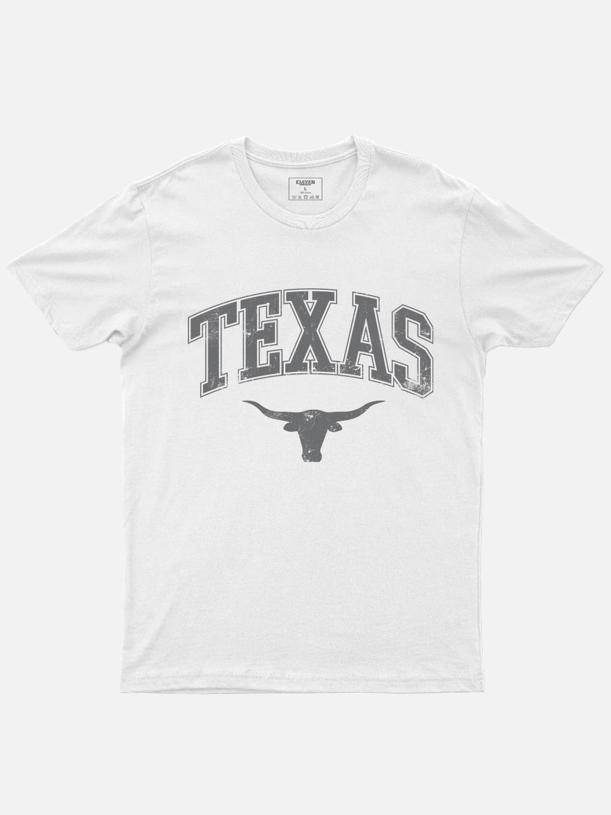 Texas Longhorn Graphic Cotton T-Shirt Eleven Oasis