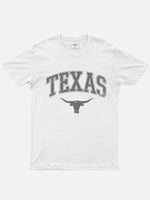 Texas Longhorn Graphic Cotton T-Shirt Eleven Oasis