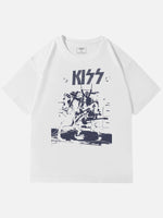 KISS Vintage Concert Band Cotton T-Shirt Eleven Oasis