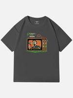 Creepshow Inn Retro Horror Graphic Cotton T-Shirt Eleven Oasis
