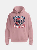 Football Vibes Touchdown Graphic Hoodie Eleven Oasis