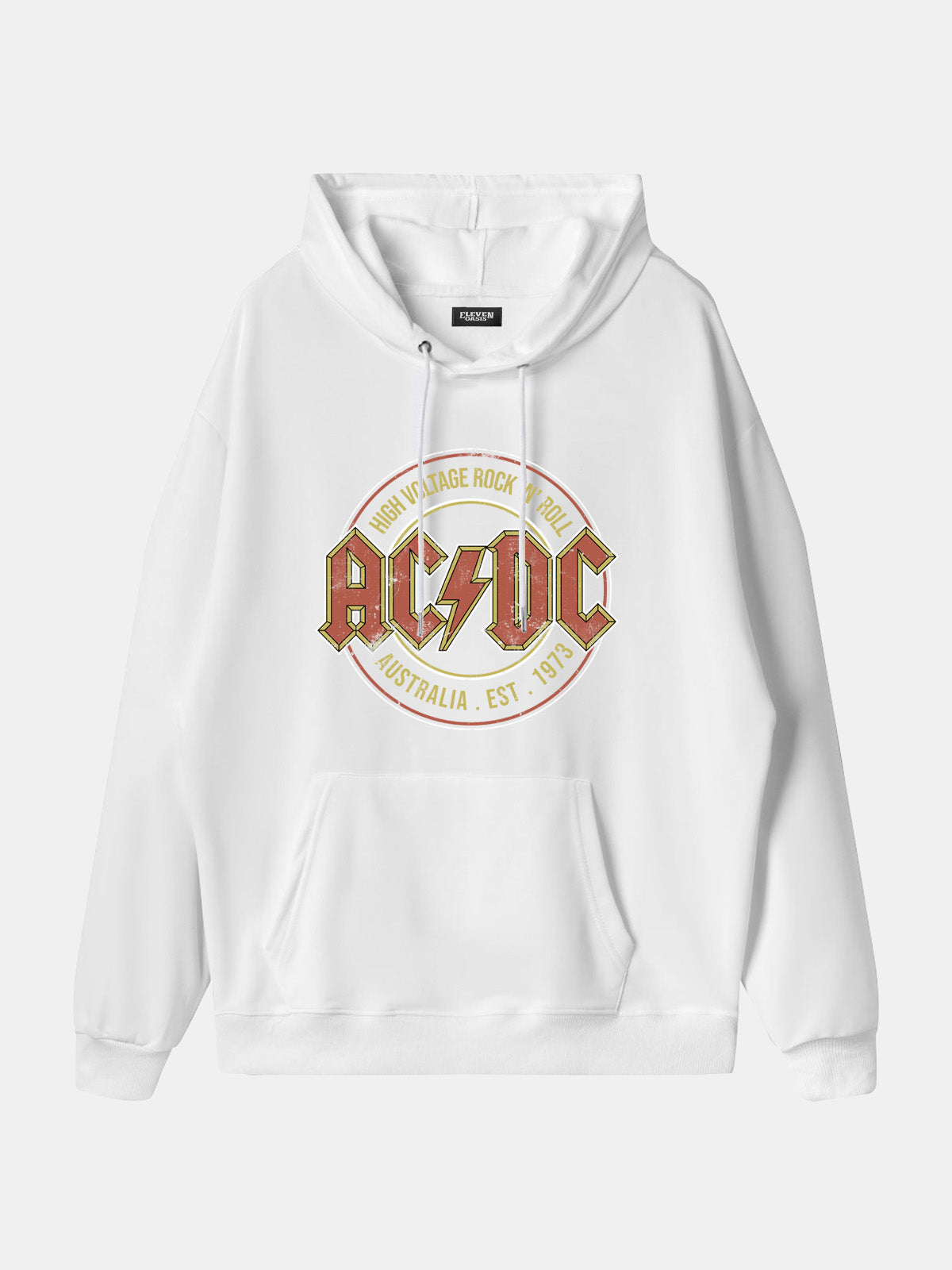 AC/DC High Voltage Vintage Band Hoodie Eleven Oasis