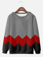 Men's Charlie Brown Inspired Zigzag Sweatshirt ElevenOasis