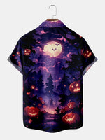 Men's Purple Pumpkin Trail Short Sleeve Shirt Eleven Oasis