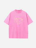 Duck vs Rabbit Optical Illusion Math Humor Acid Wash Cotton T-Shirt Eleven Oasis