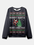 Ugly Christmas Cowboy Cat Meowdy Sweater ElevenOasis