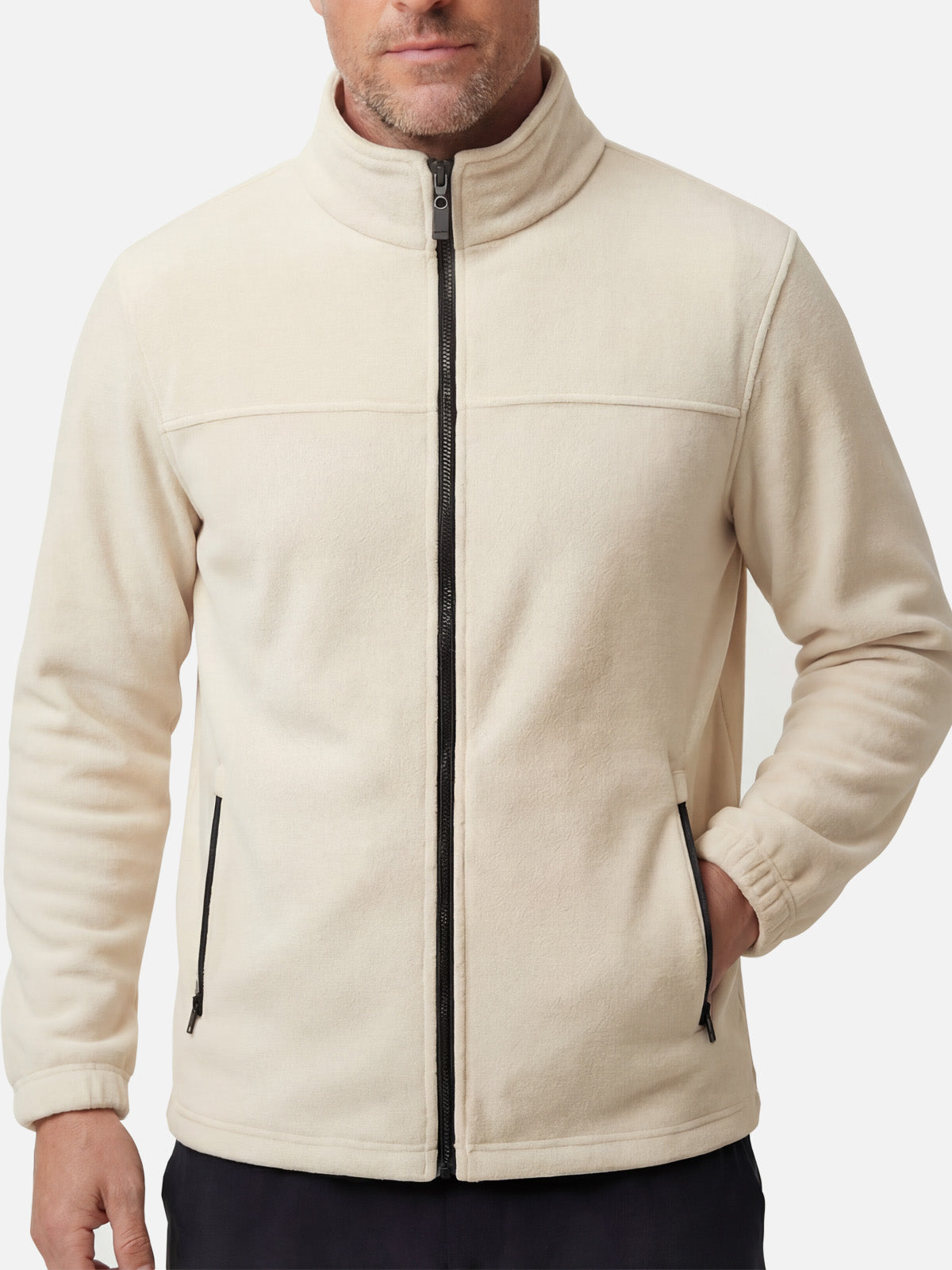 Men's Classic Fleece Zip-Up Jacket Eleven Oasis